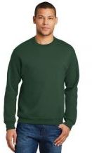 JERZEES NuBlend Adult Unisex 8-ounce 50/50 cotton/poly Crewneck Sweatshirt